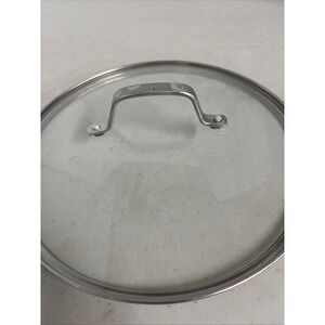 Calphalon 10 Inch Tempered Glass Lid Replacement Stainless Steel Rim Handle